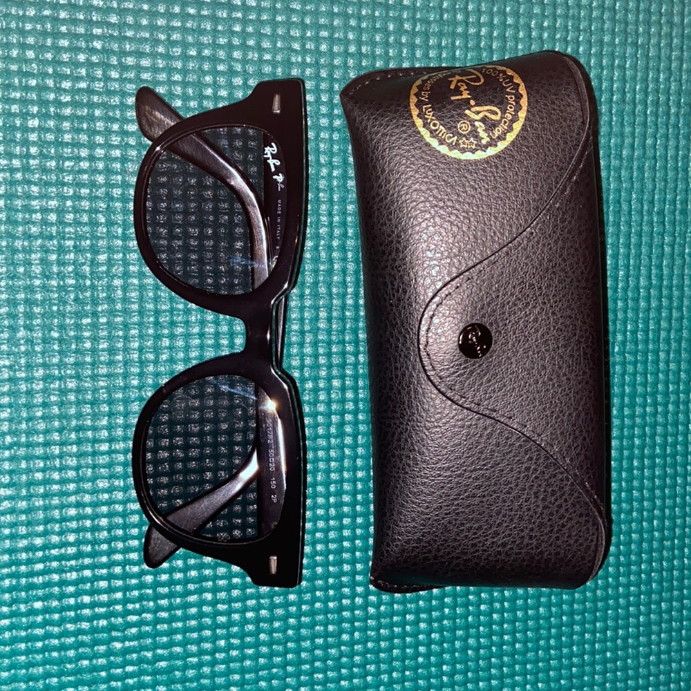 Ray ban black wayfarer polarized 50-20-150
